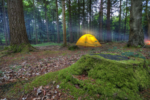 Finding a campsite when wild camping - that's what matters 